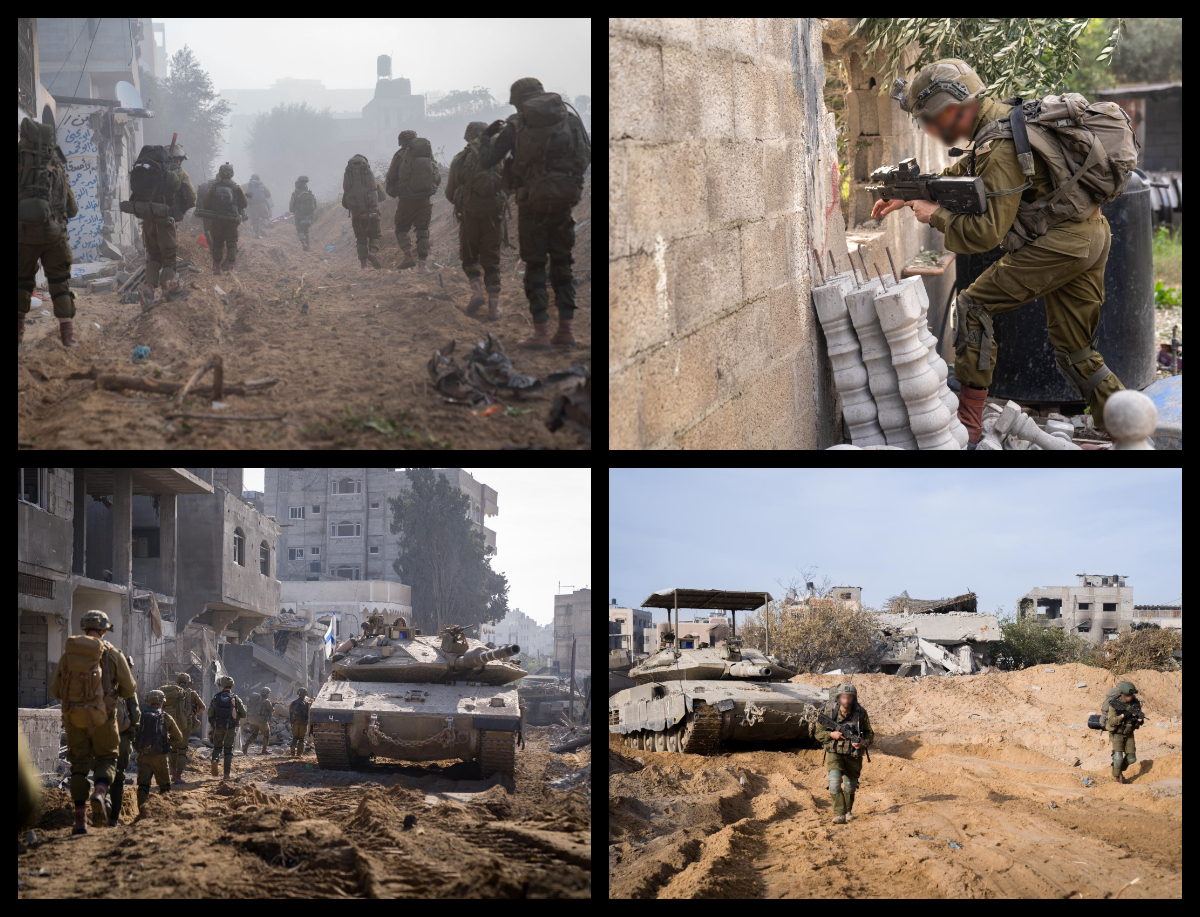 חיילי חטיבת הנחל ברצועת עזה