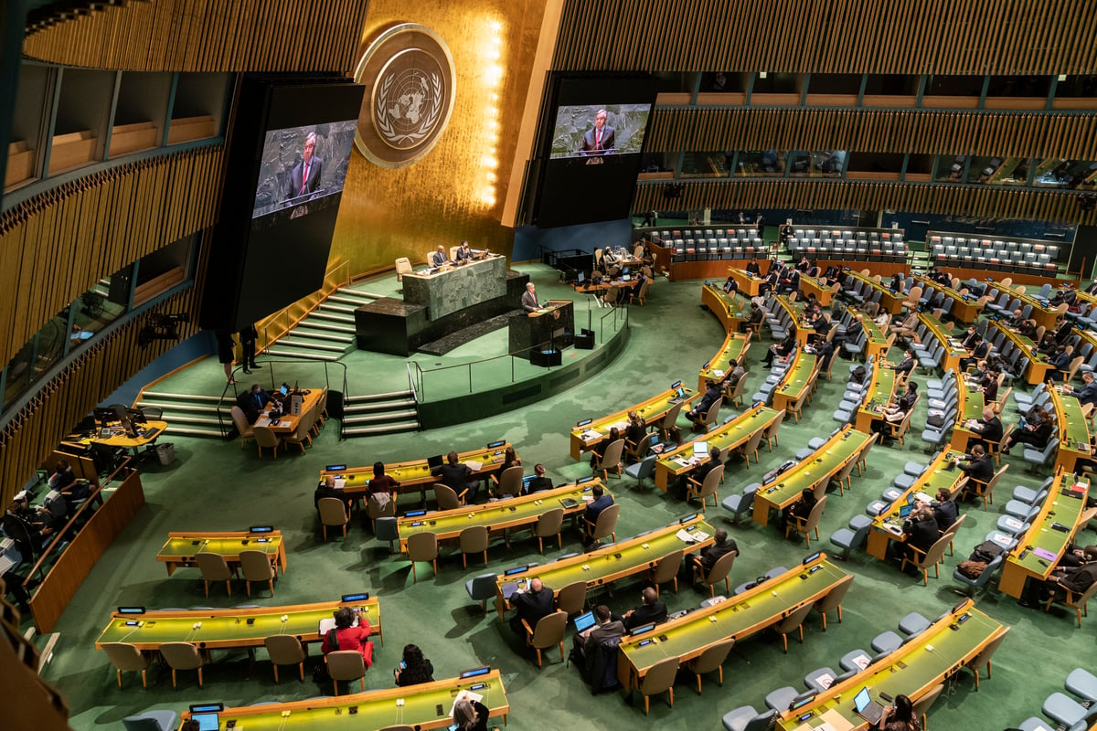 נציגי מדינות העולם בעצרת האו"ם