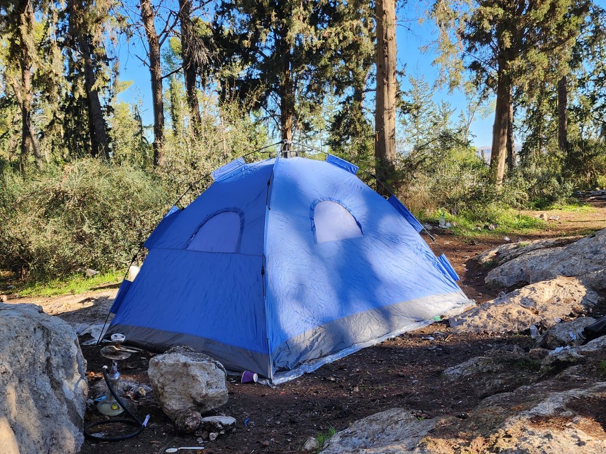 אוהלים סביב קבר מתתיהו זאת חנוכה תשפ"ד