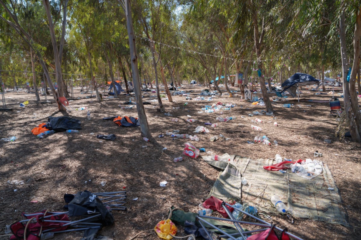 אזור המסיבה ברעים שם נטבחו מאות במתקפת הטרור