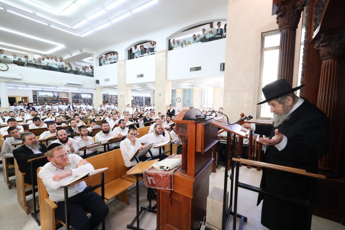 הגר"ד לנדו בשיחה לאברכי הכולל