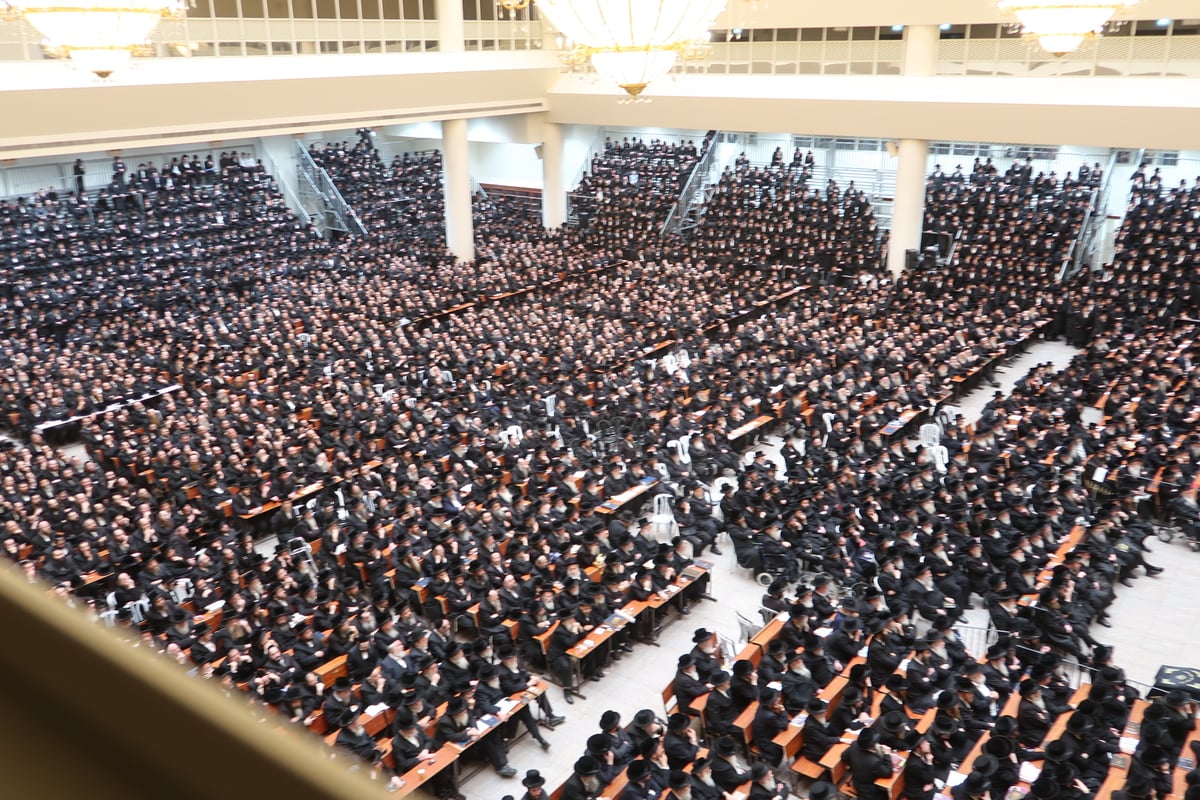 הכינוס החריג בויז'ניץ שעורר סערה | תיעוד מיוחד מבית המדרש