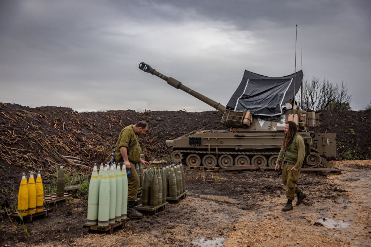 תותח צה"ל בגבול לבנון