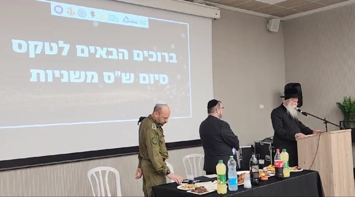 הרב גרוסמן בביקור במחנה שורה: "עם ישראל חייב לכם הכרת הטוב"