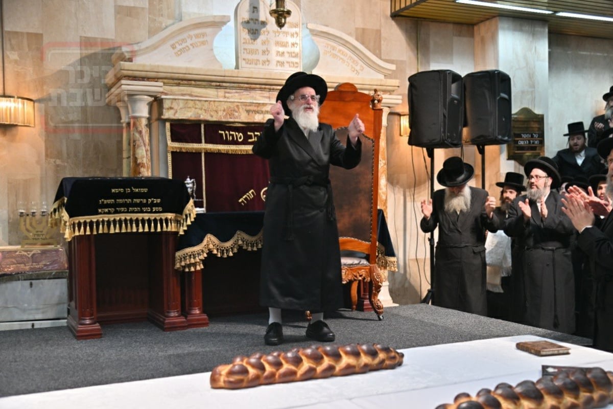 האדמו"ר מויז'ניץ ערך טיש ט"ו בשבט באנטוורפן | תיעוד מסכם