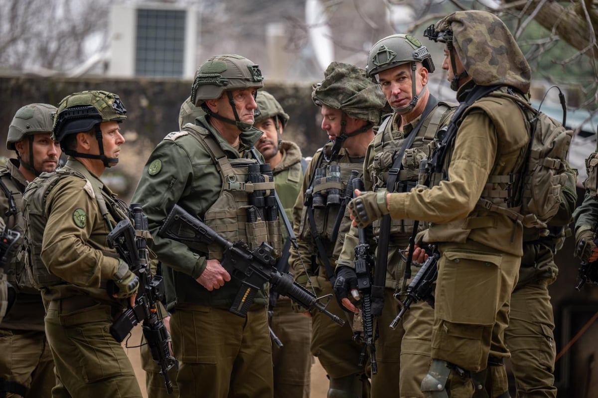 הרמטכ״ל סייר בגבול הצפון והבטיח: "נחזיר את התושבים רק כשיהיה פה בטוח"