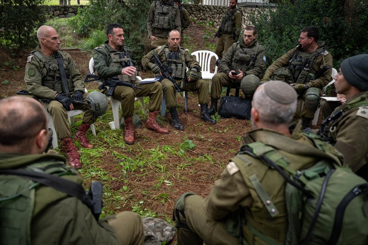 הרמטכ״ל סייר בגבול הצפון והבטיח: "נחזיר את התושבים רק כשיהיה פה בטוח"