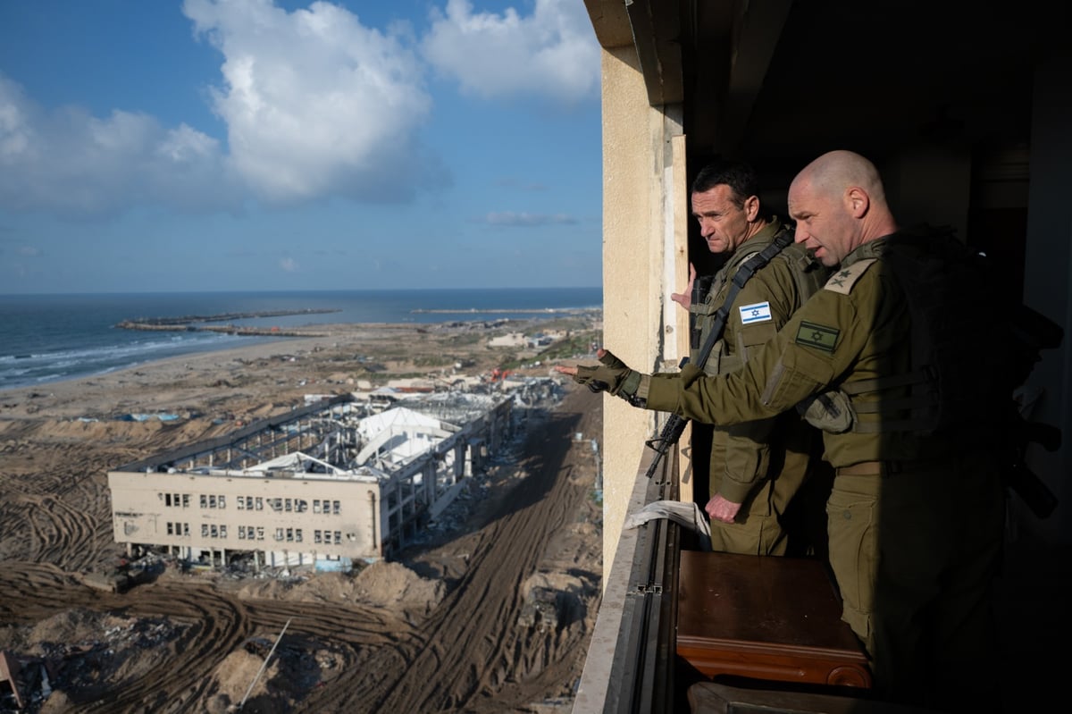 הרמטכ"ל ברצועת עזה: "הלחץ הצבאי - הכרחי במאמצים להשבת החטופים" 