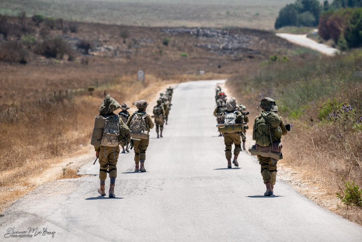 חיילי נצח יהודה בפעילות מבצעית בגולן