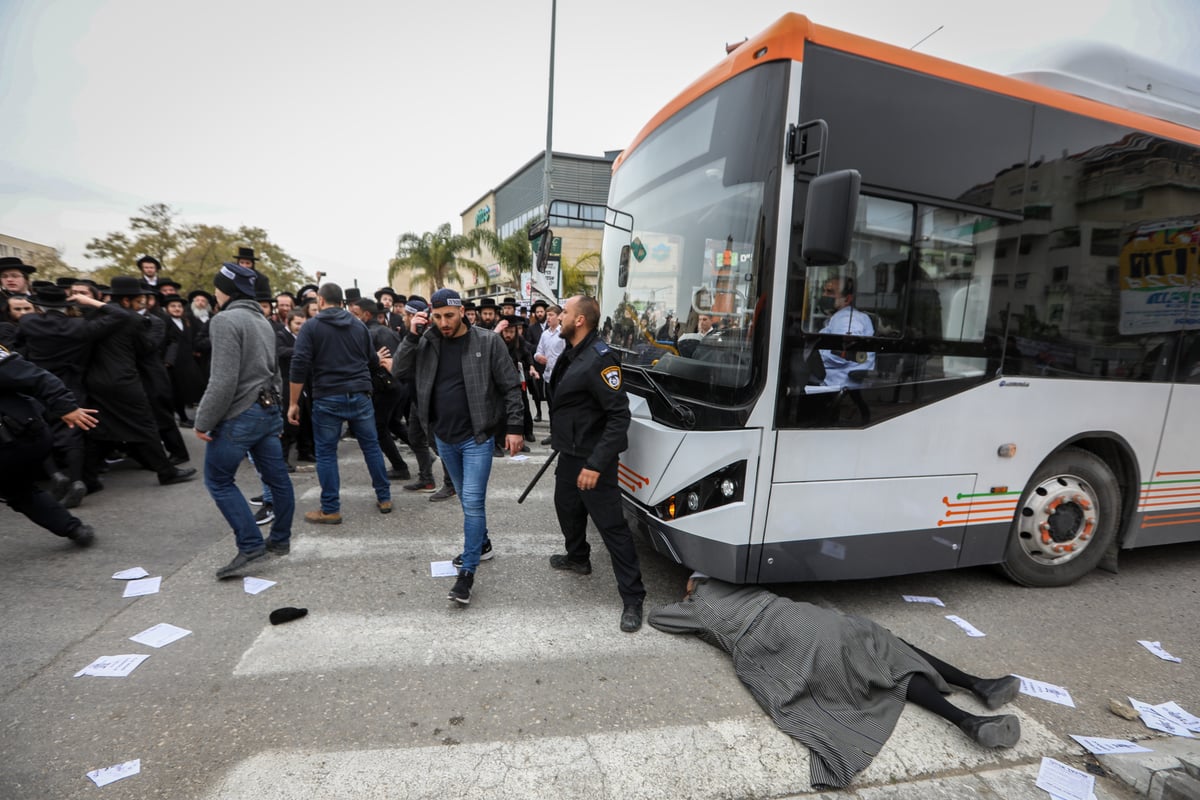 הפגנה בבית שמש | ארכיון