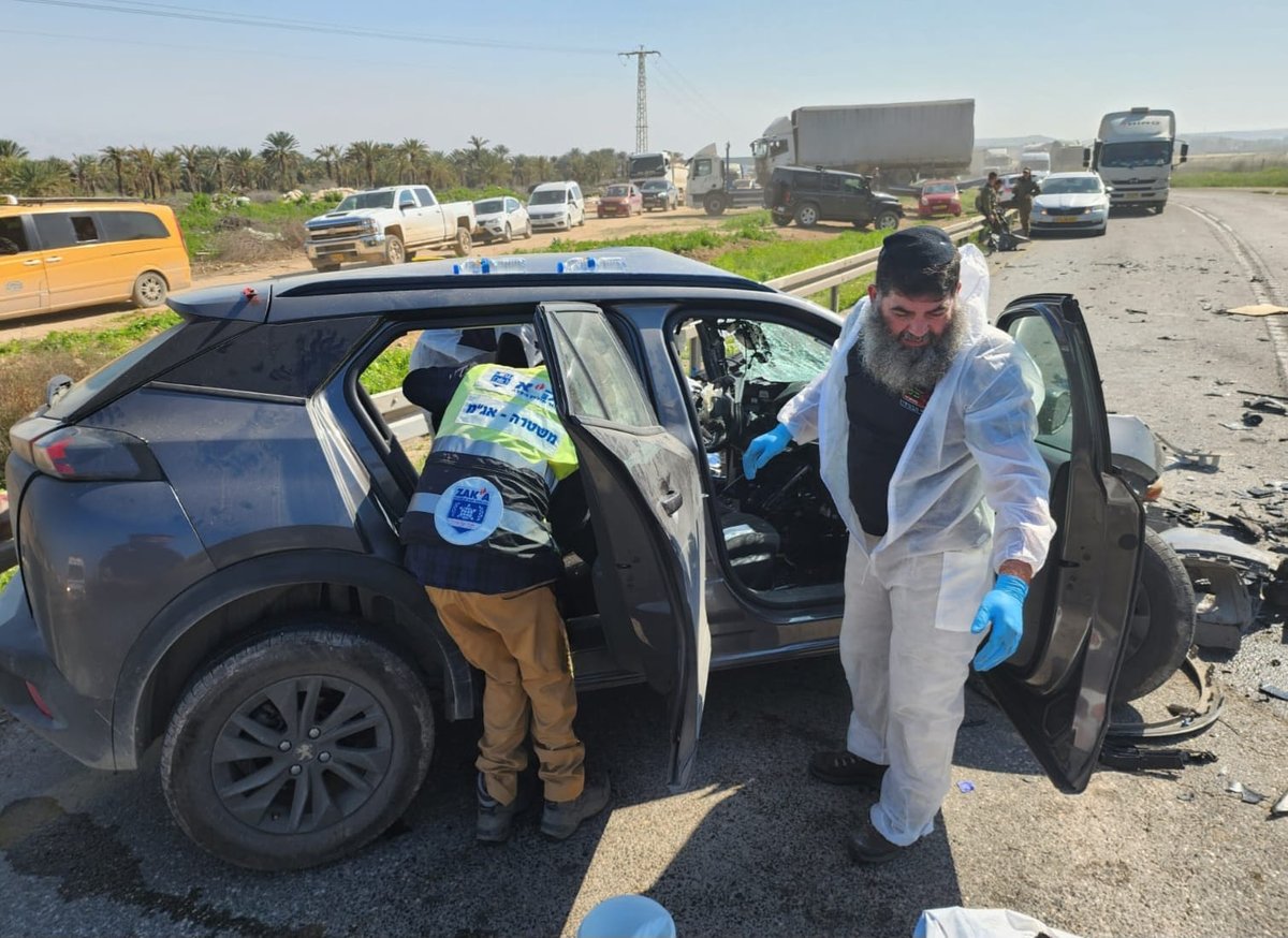 "הרכב היה מעוך"; הרוג בתאונה קטלנית בצומת תומר בכביש 90