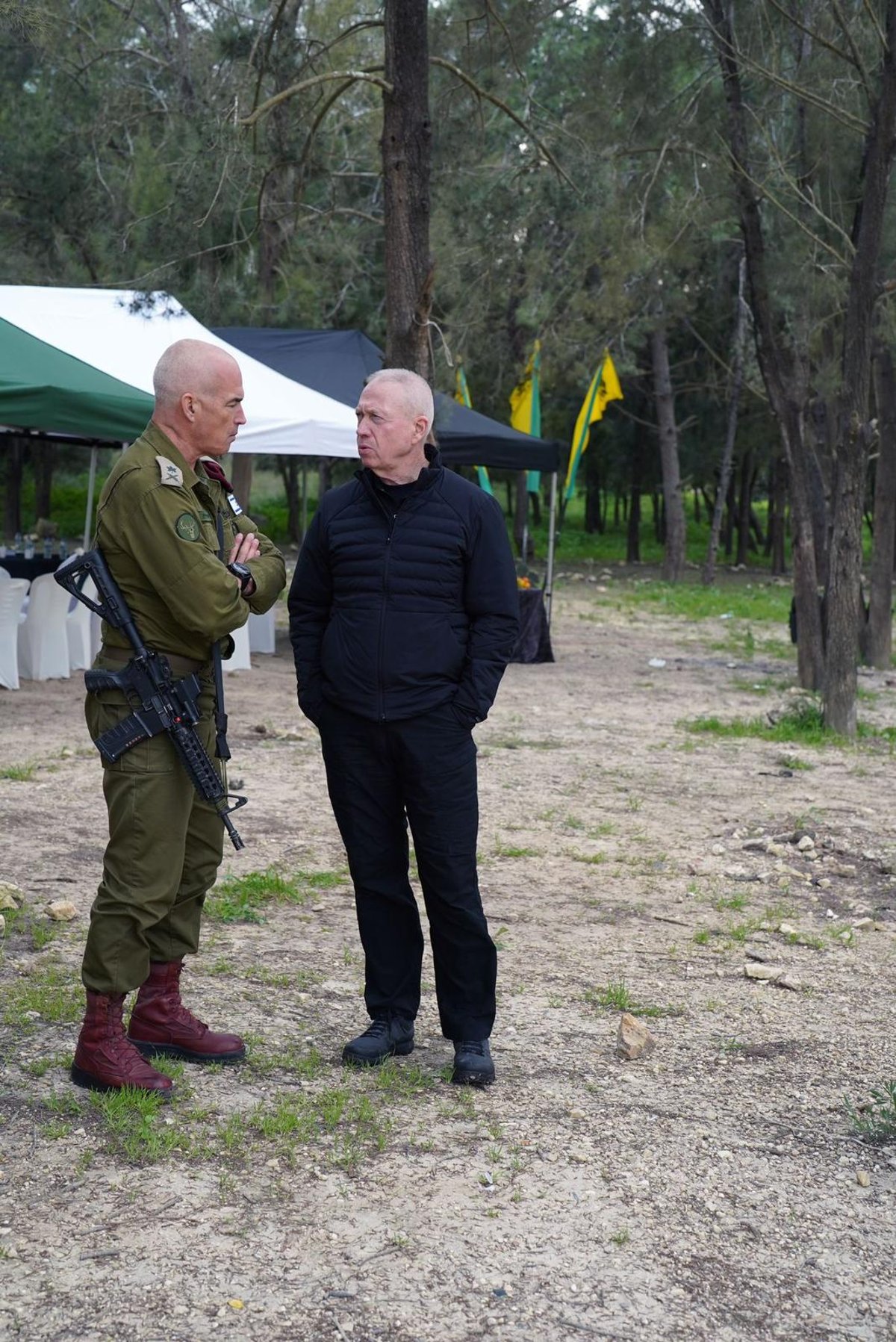 ביקור השר יואב גלנט בחטיבת גולני