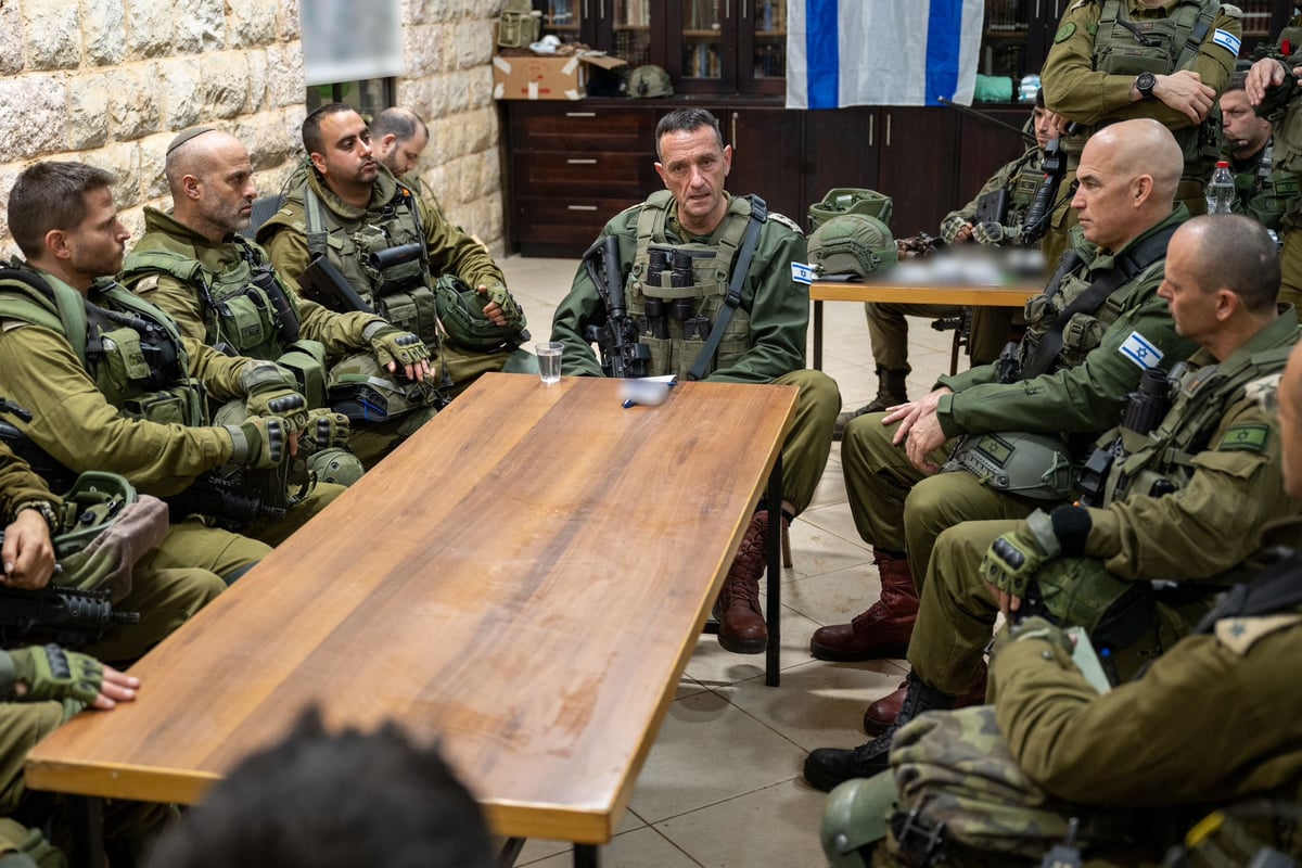 הרמטכ"ל הלוי בהערכת מצב עם הקצינים בצפון