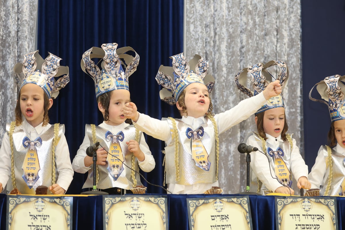 האדמו"ר מסערט ויז'ניץ השתתף ב'חומש סעודה' של ילדי החמד 