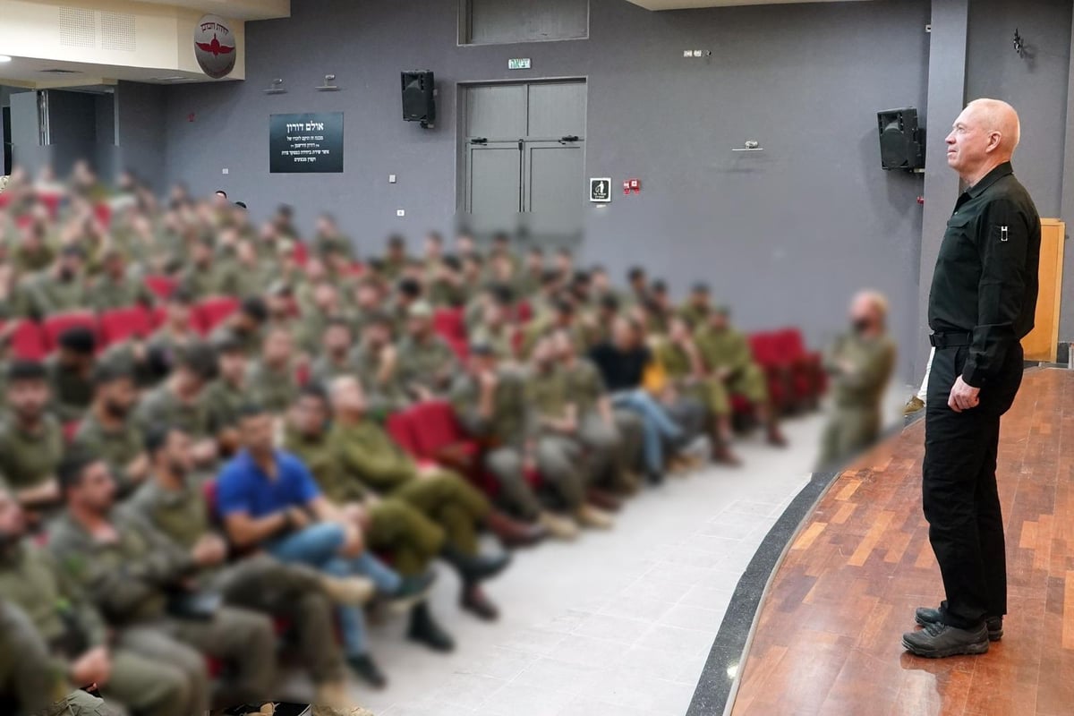 שר הביטחון גלנט ללוחמי 'דובדבן': "להיערך להתגברות הטרור ברמדאן"