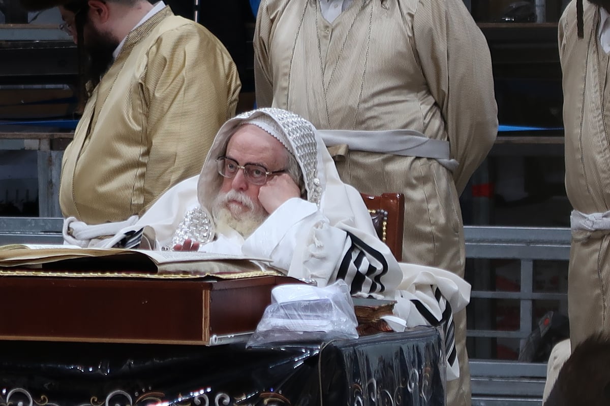 טיש פורים בחצה"ק תולדות אברהם יצחק