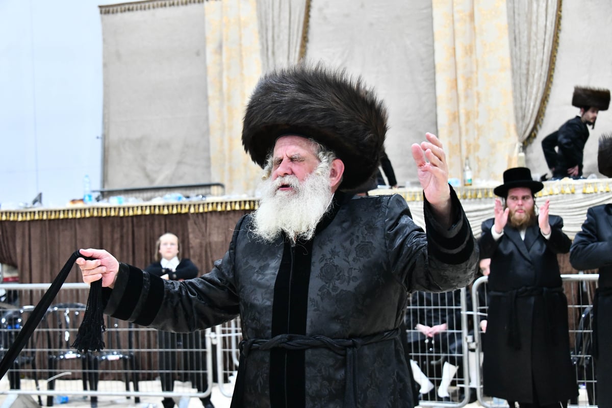 למרות חולשתו: האדמו"ר השתתף בחתונה ורקד במצווה טאנץ