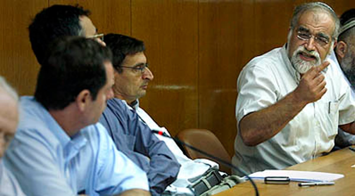 ח"כ רותם בוועדת הכנסת.