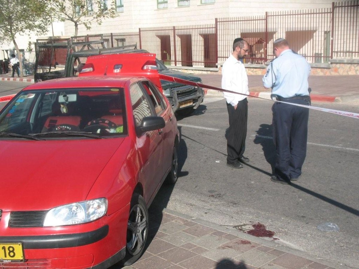 מודיעין עלית: פעוט נפגע קשה בתאונה