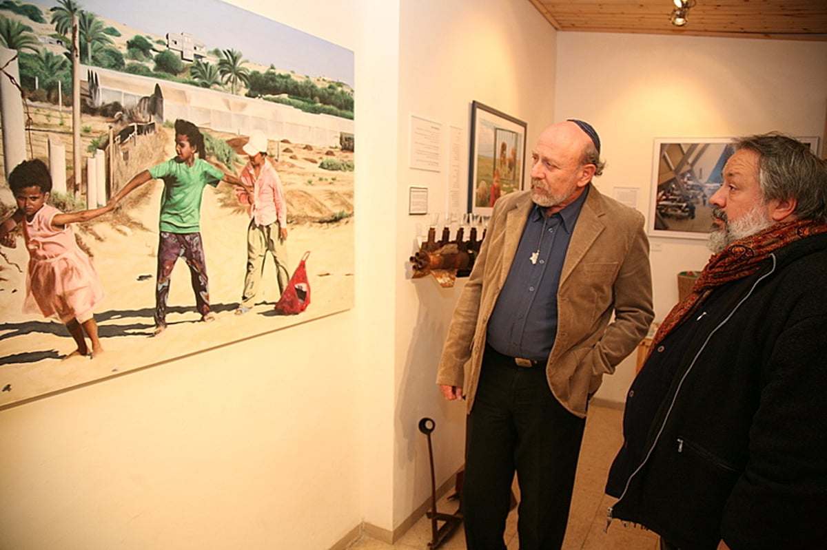 תיעוד: ביקור השייח במוזיאון גוש-קטיף