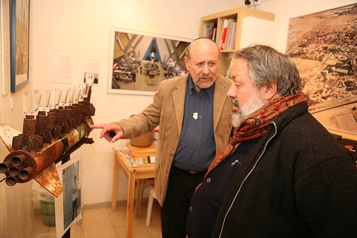 תיעוד: ביקור השייח במוזיאון גוש-קטיף