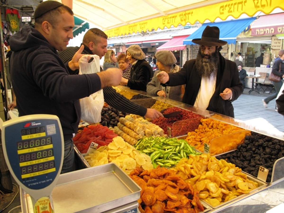 שוק "מחנה יהודה", ערב ט"ו בשבט: גלריה צבעונית