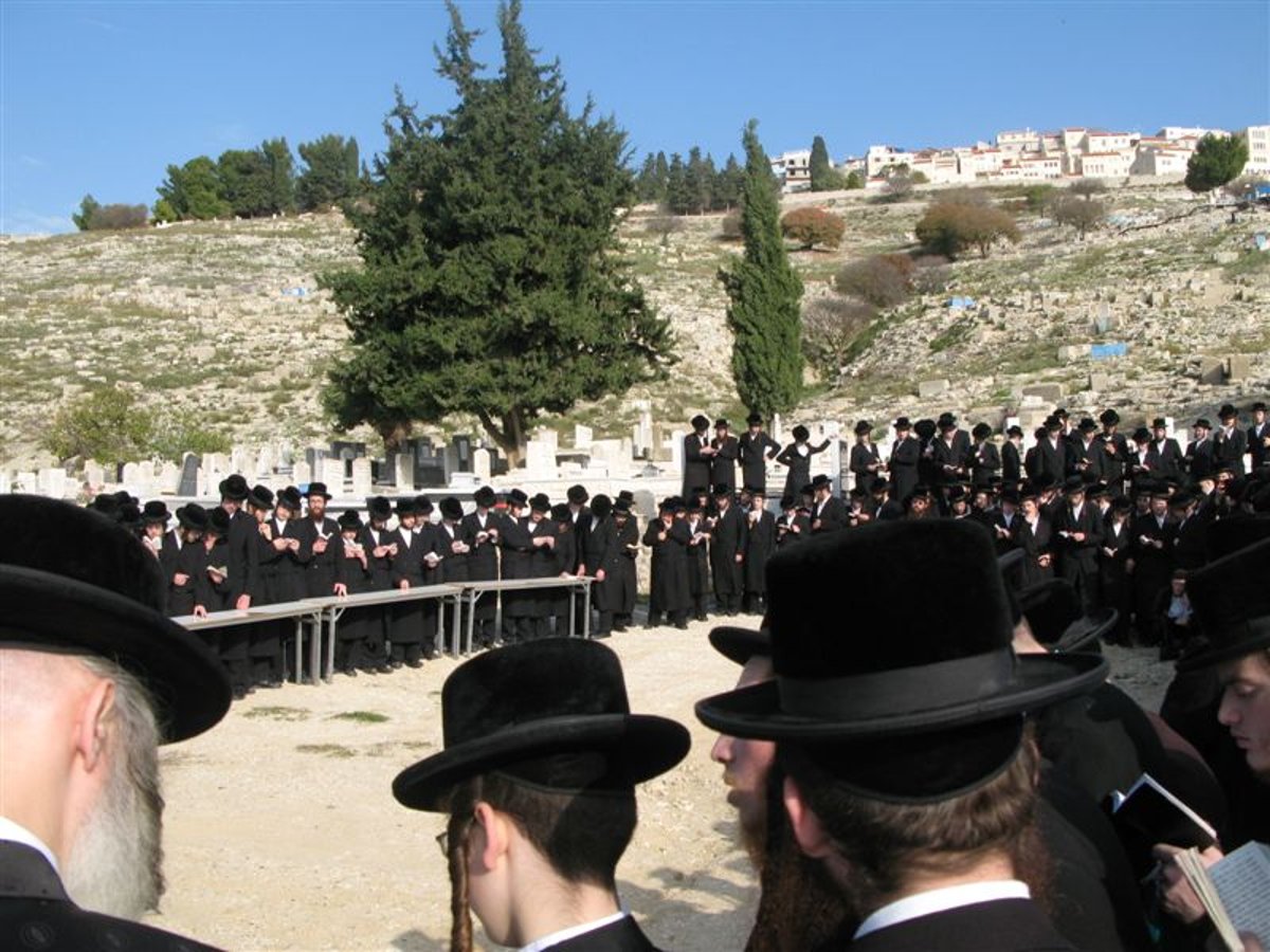 תמונות: ´חלאקה´ במירון, תפילה בצפת