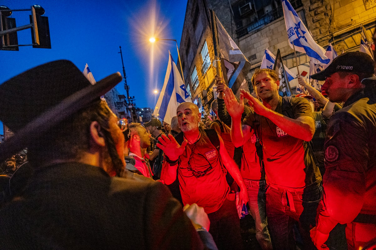 פעילי אחים לנשק בעימות עם חרדים במאה שערים