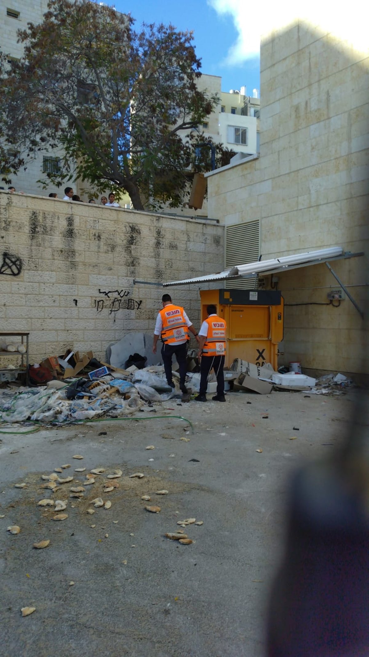 "נםילה מגובה" | מהזירה ברחוב שמעון הצדיק באלעד