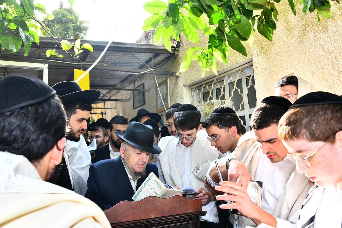 הגר"מ מאזוז בברכת האילנות