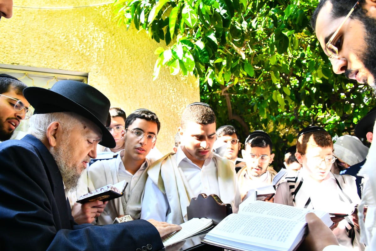 הגר"מ מאזוז בברכת האילנות