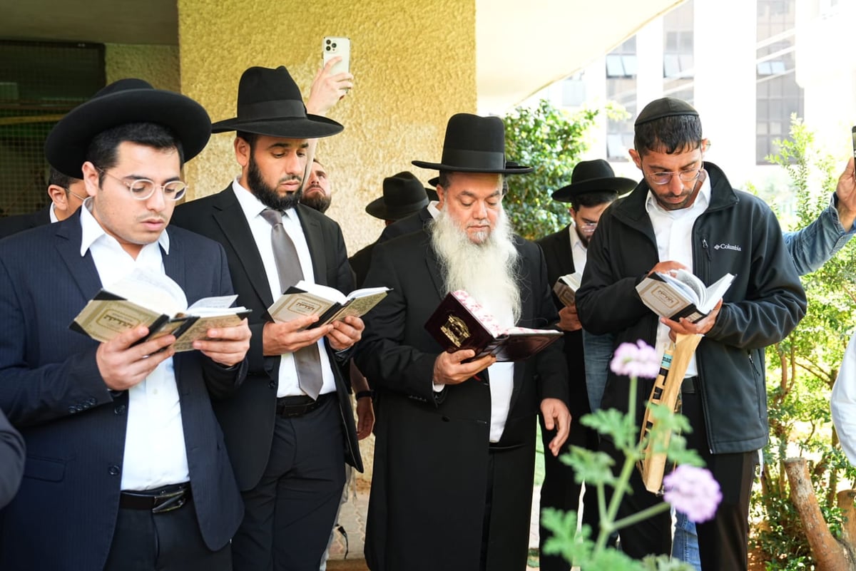 מזכה הרבים בירך ברכת האילנות עם תלמידיו • תיעוד