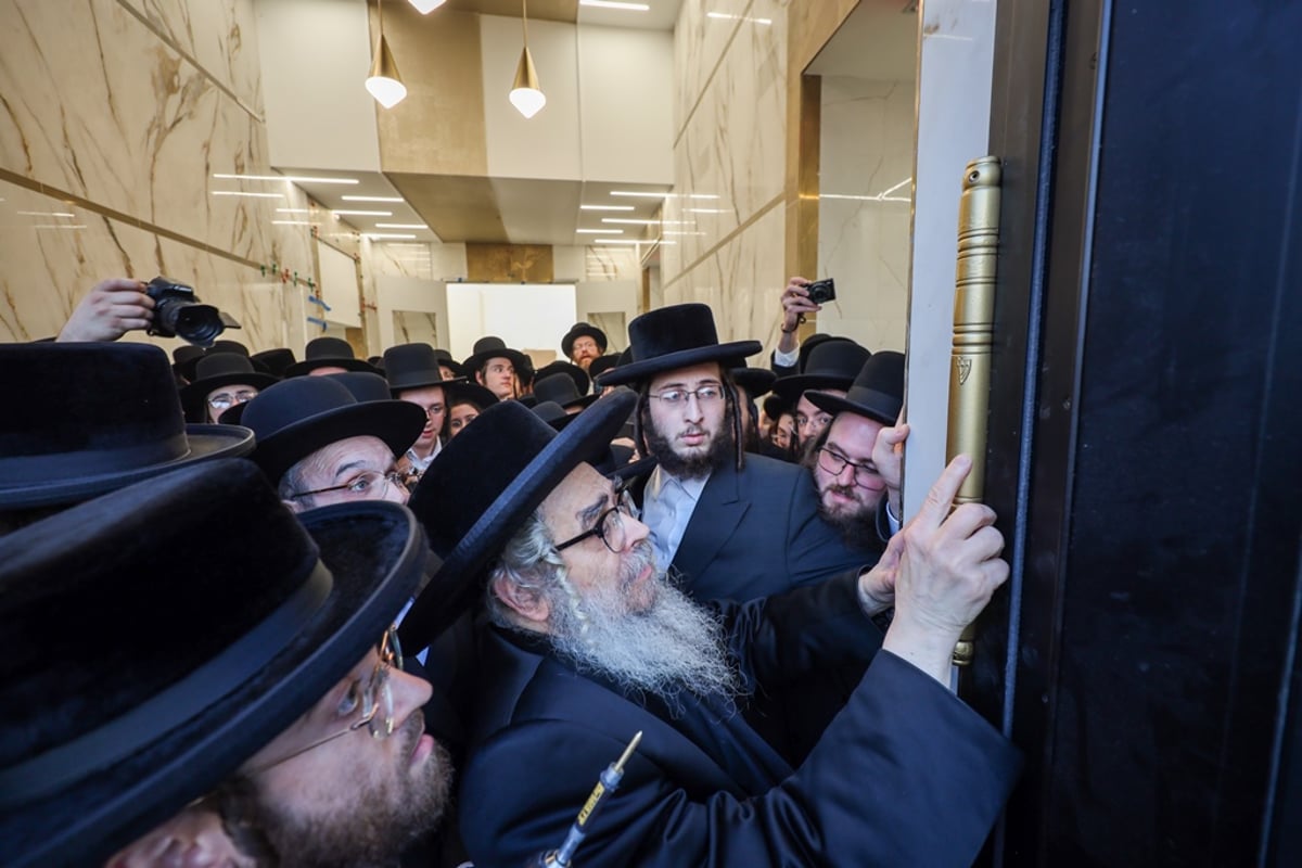 חנוכת הבית ביהמ"ד סאטמאר במאנסי