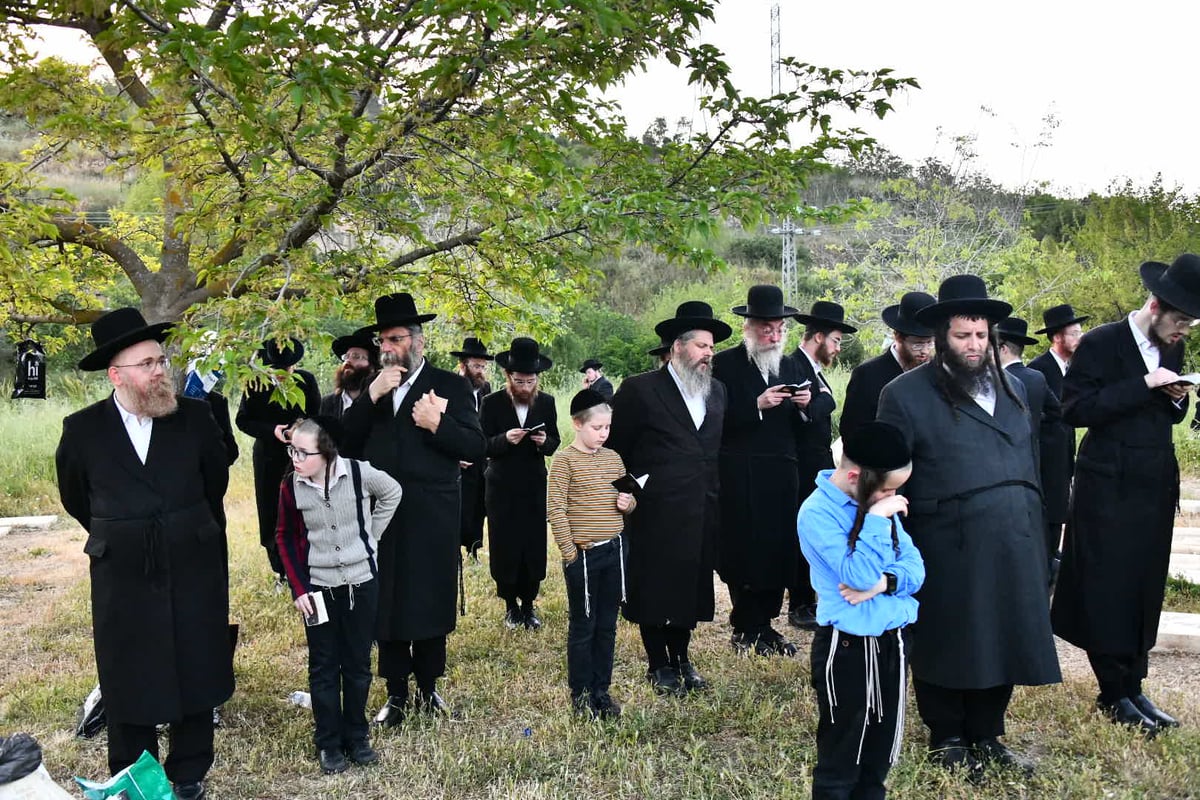 האדמו"ר מגור בשאיבת מים שלנו תשפ"ד