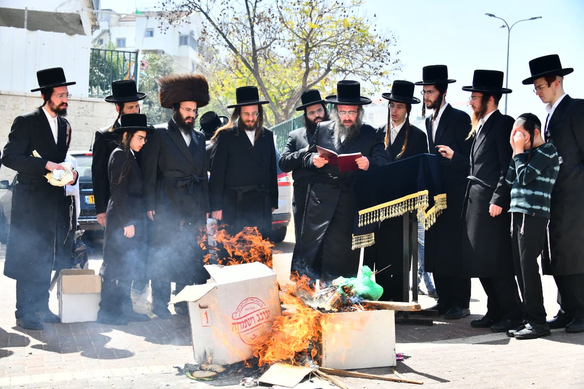 שריפת חמץ בביאלה בית שמש