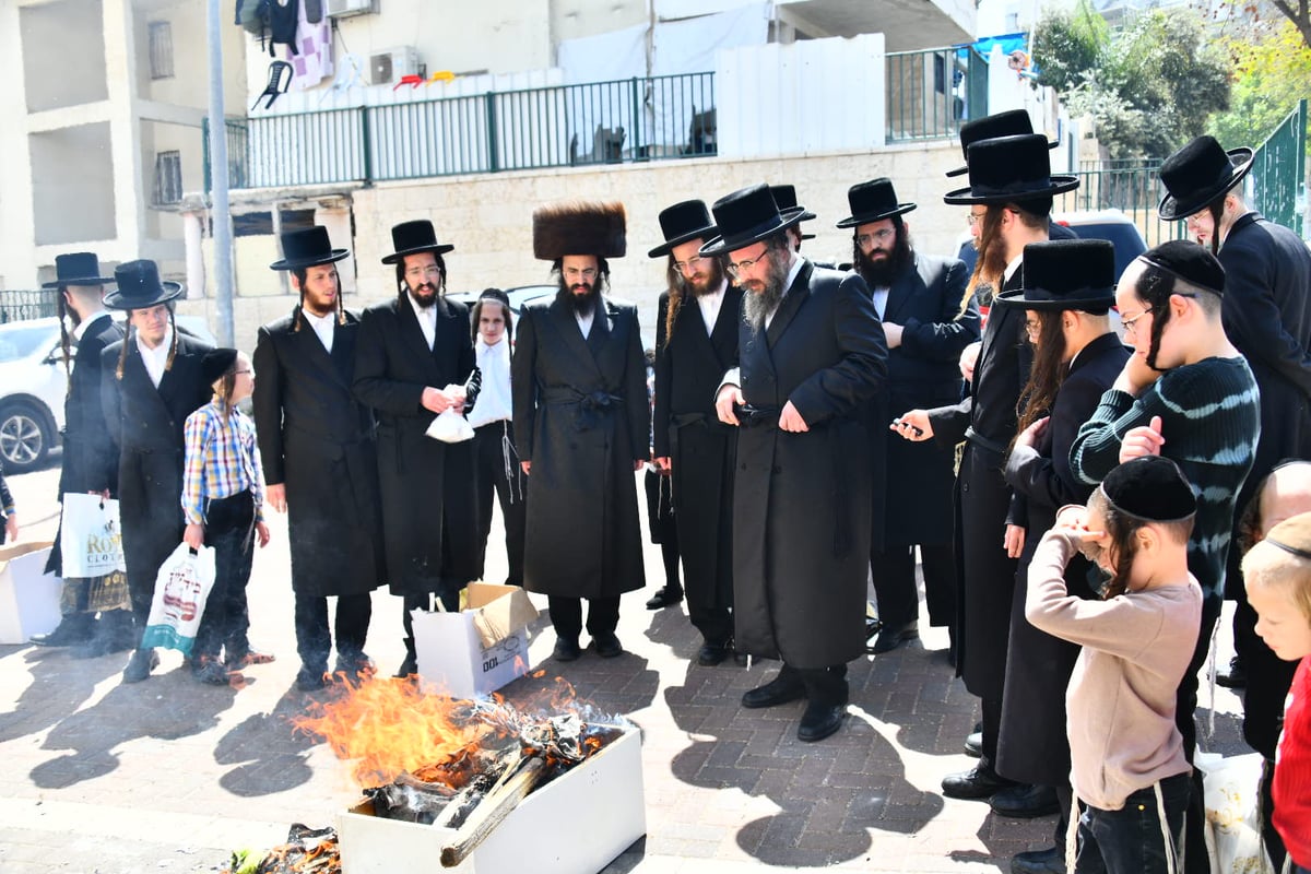 שריפת חמץ בביאלה בית שמש