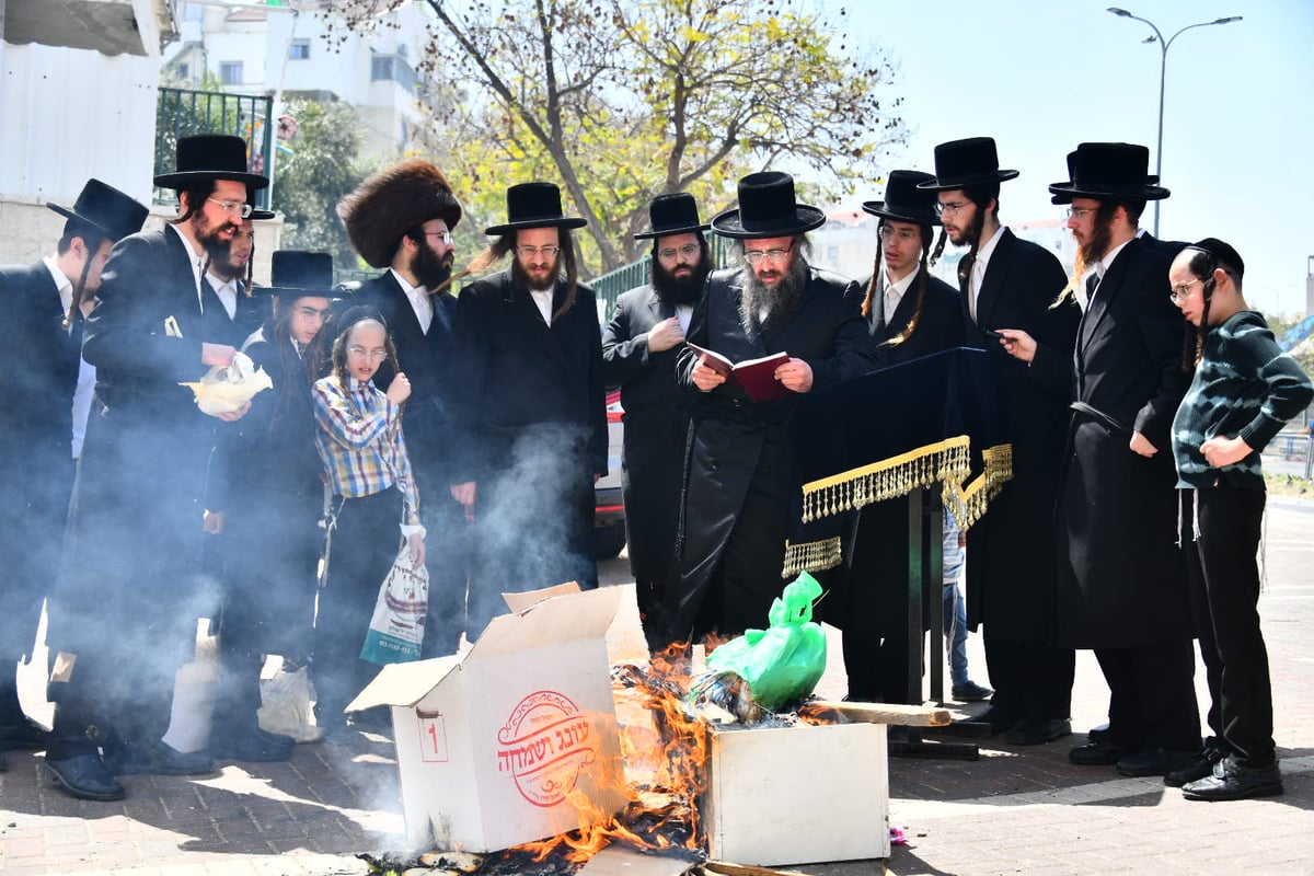 שריפת חמץ בביאלה בית שמש