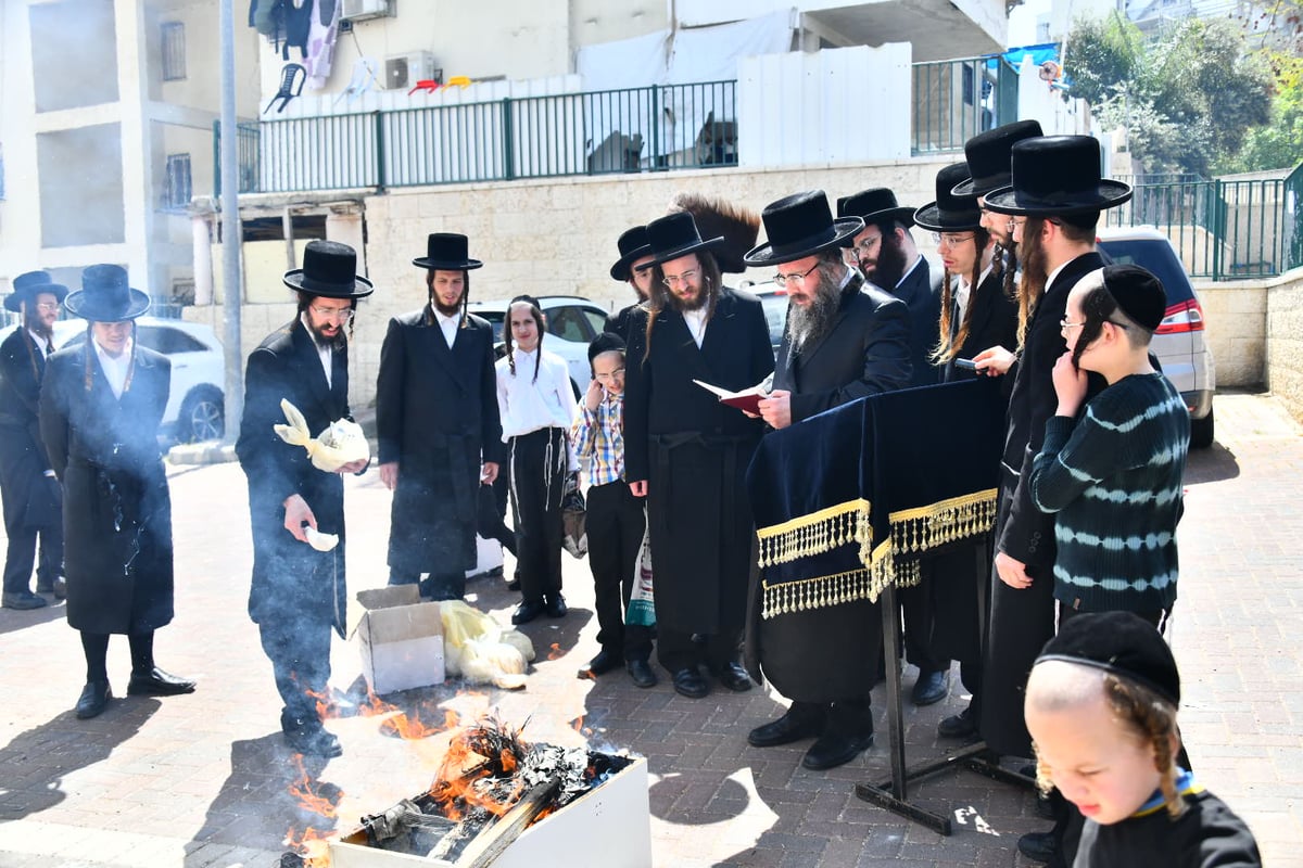 שריפת חמץ בביאלה בית שמש