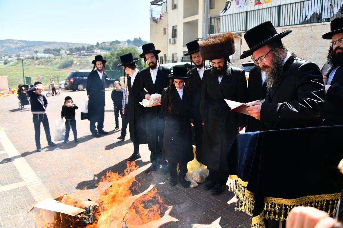 שריפת חמץ בביאלה בית שמש