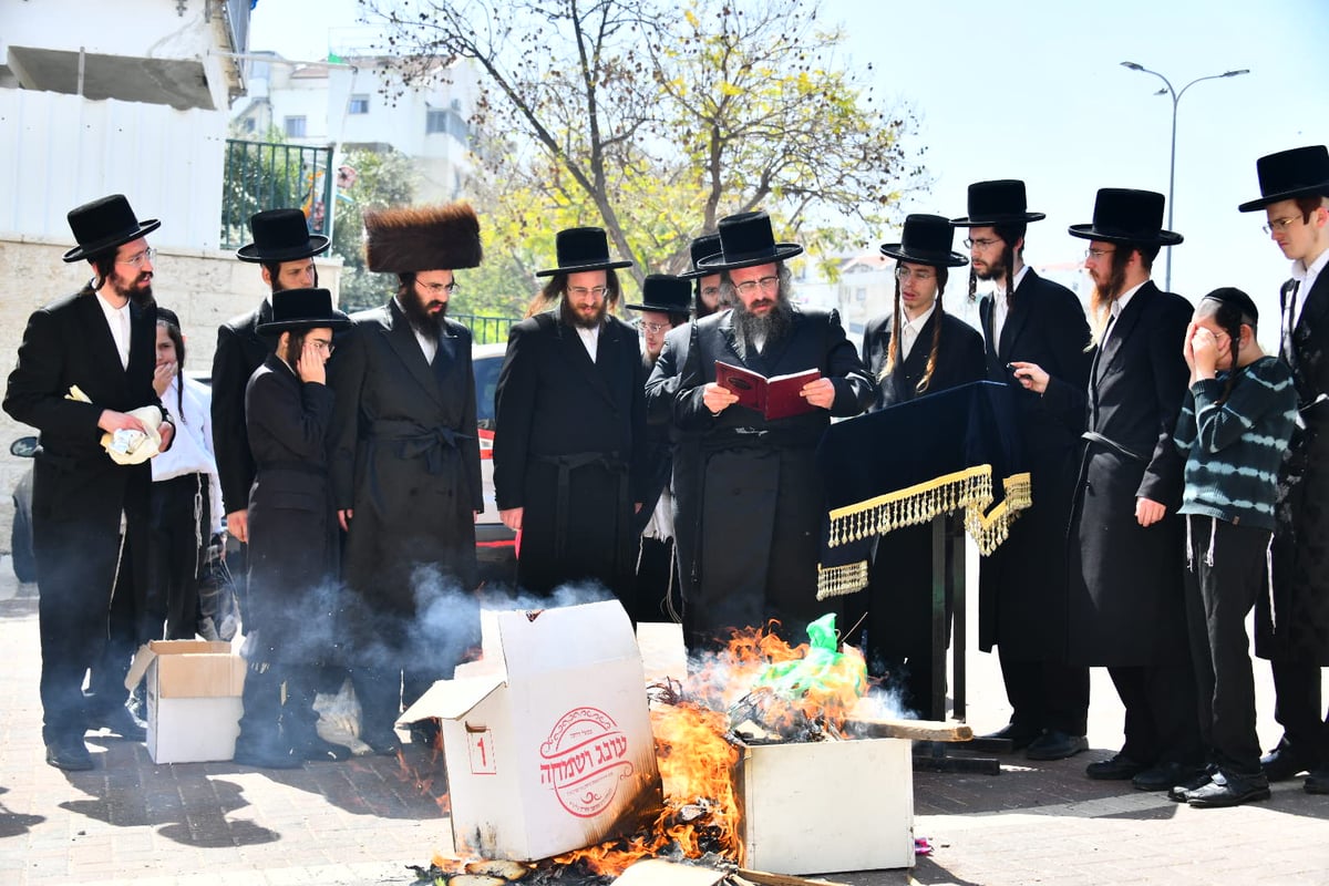 שריפת חמץ בביאלה בית שמש