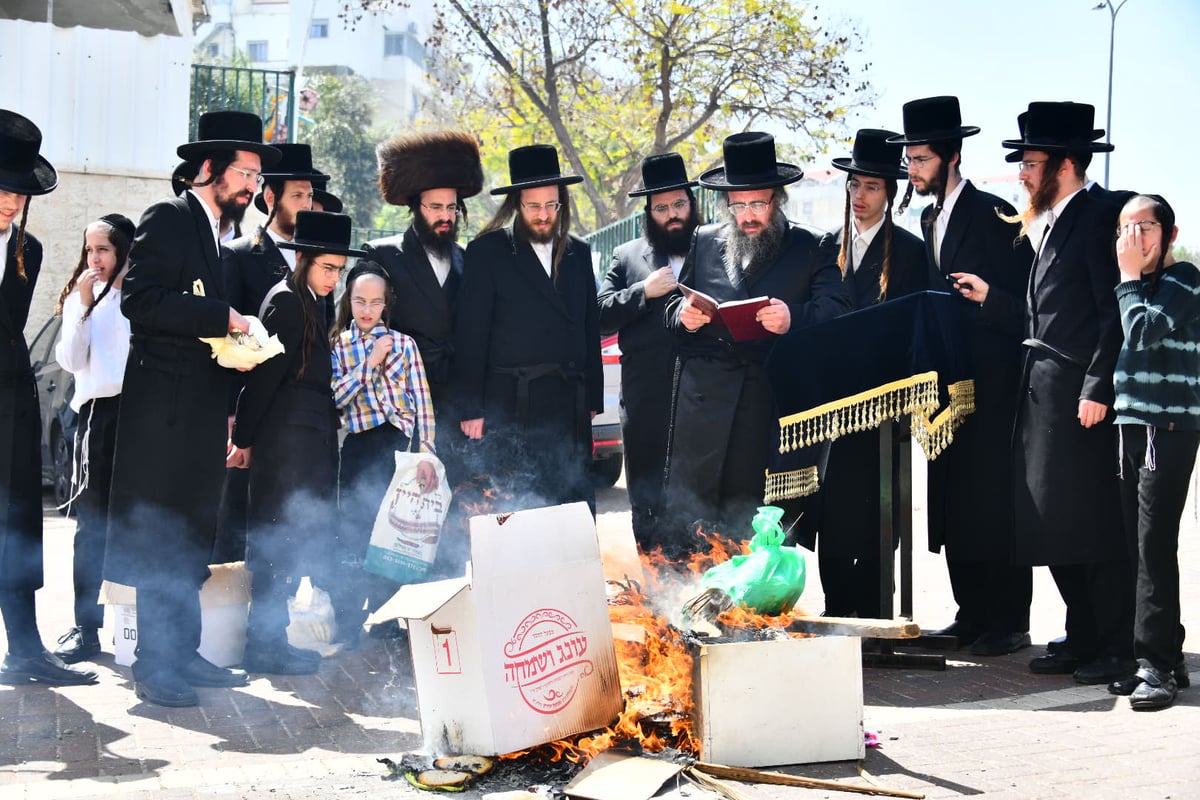 שריפת חמץ בביאלה בית שמש