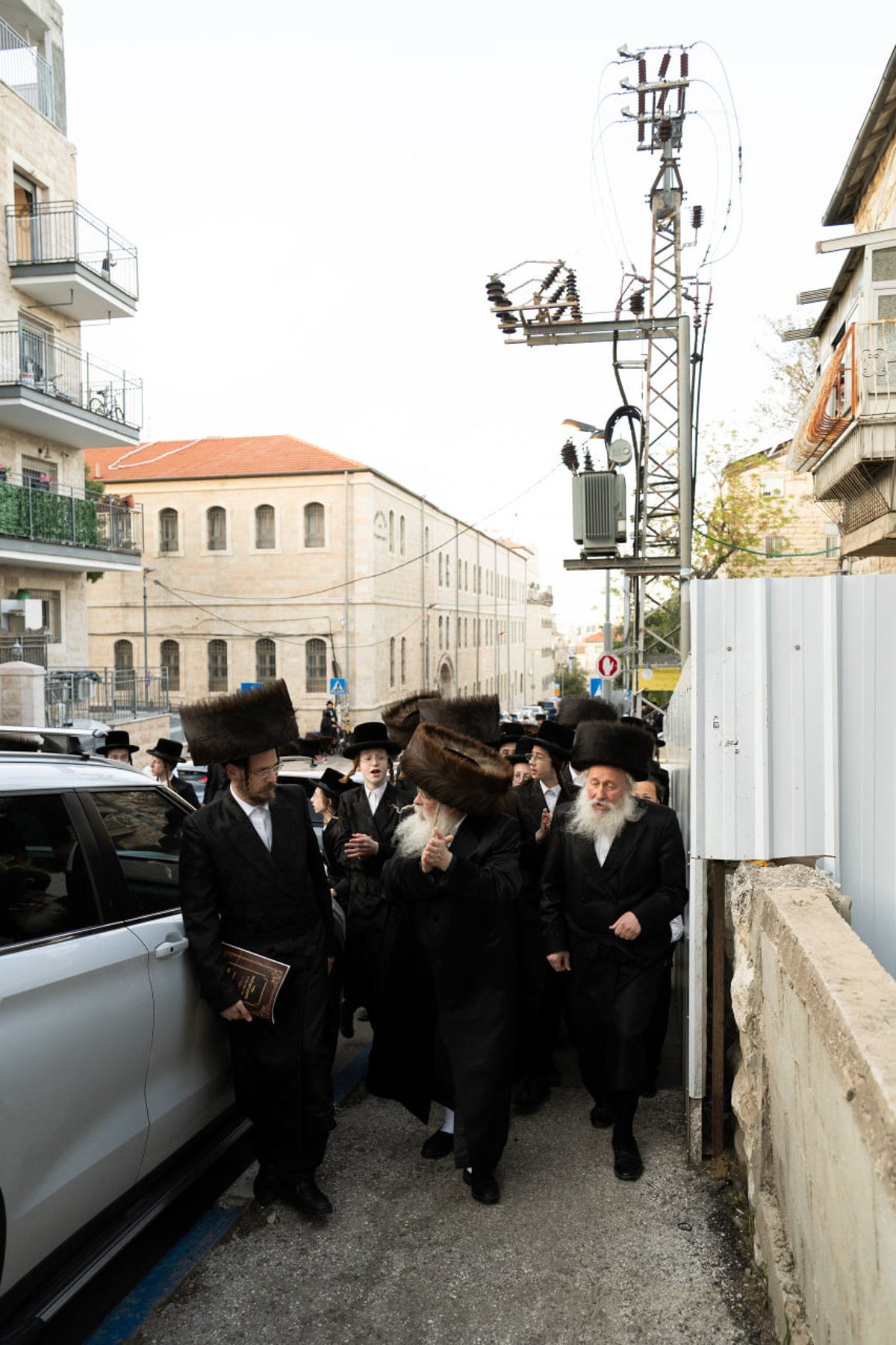 האדמו"ר מנדבורנה ירושלים בברכת האילנות