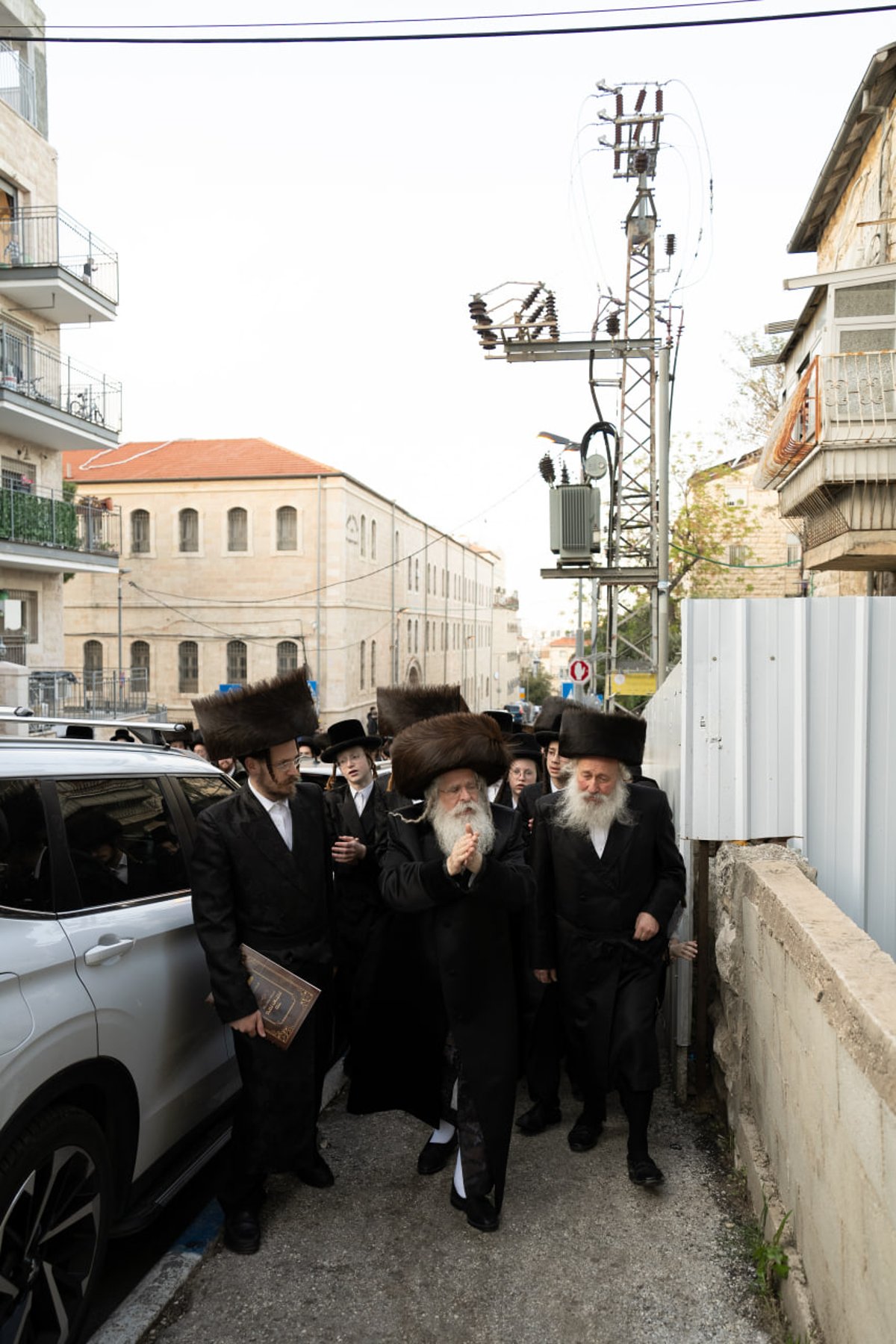 האדמו"ר מנדבורנה ירושלים בברכת האילנות