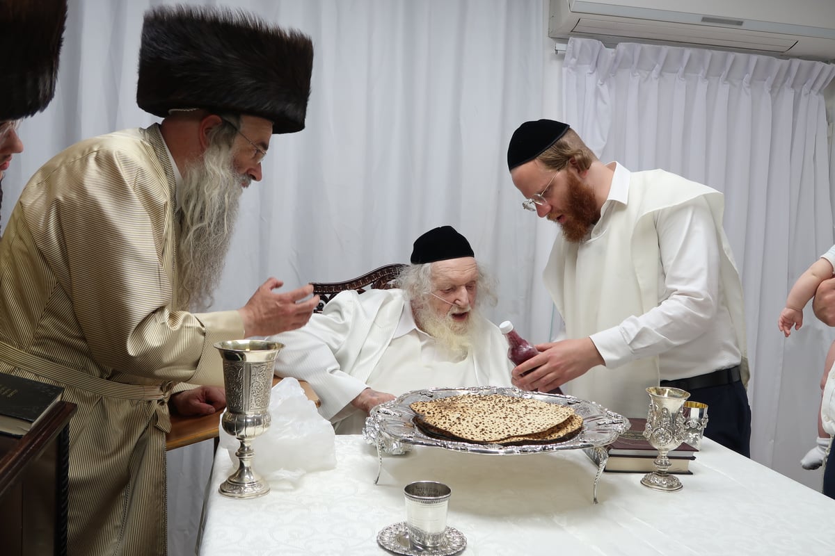 הקבלת פני רבו אצל הגר"מ שטרנבוך, פסח תשפ"ד