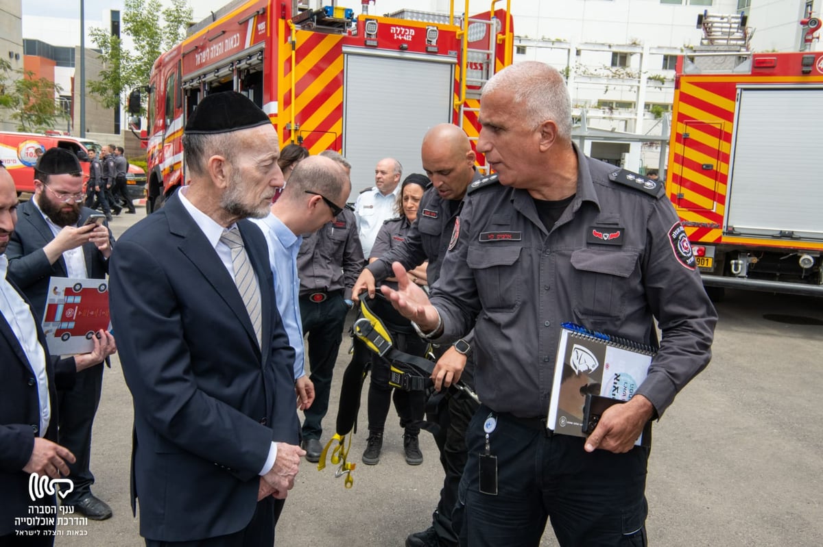 "נשות האברכים"; מקלב במטה הארצי של מערך הכבאות