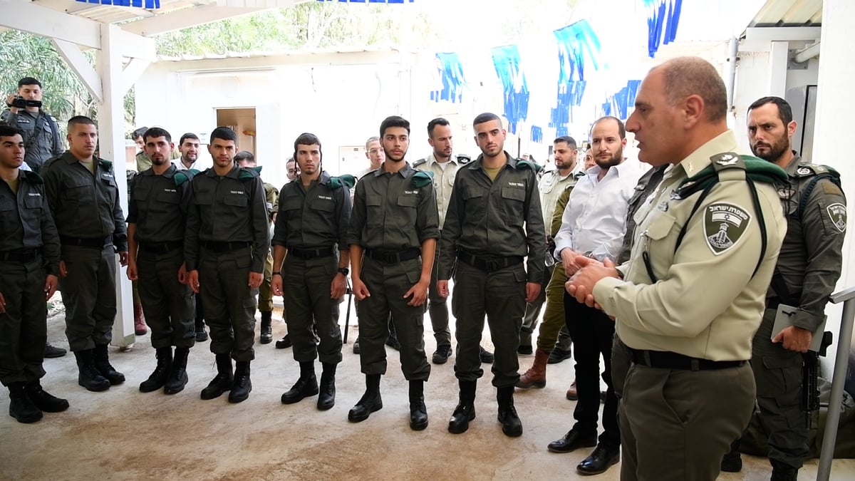 הצעירים החרדים שהתגייסו הבוקר למשמר הגבול