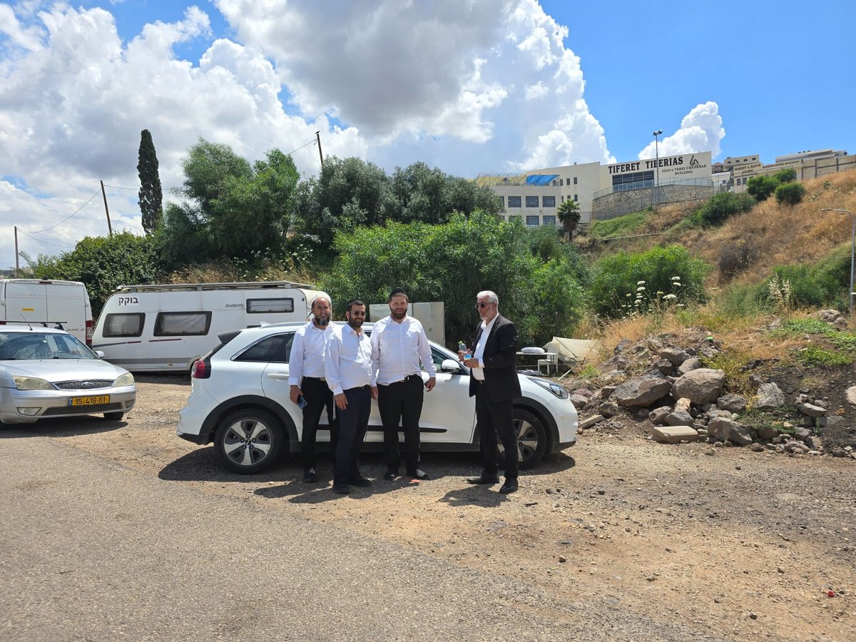 ההכנות בטבריה לקראת ההילולה בראשות הגר"ד קוק