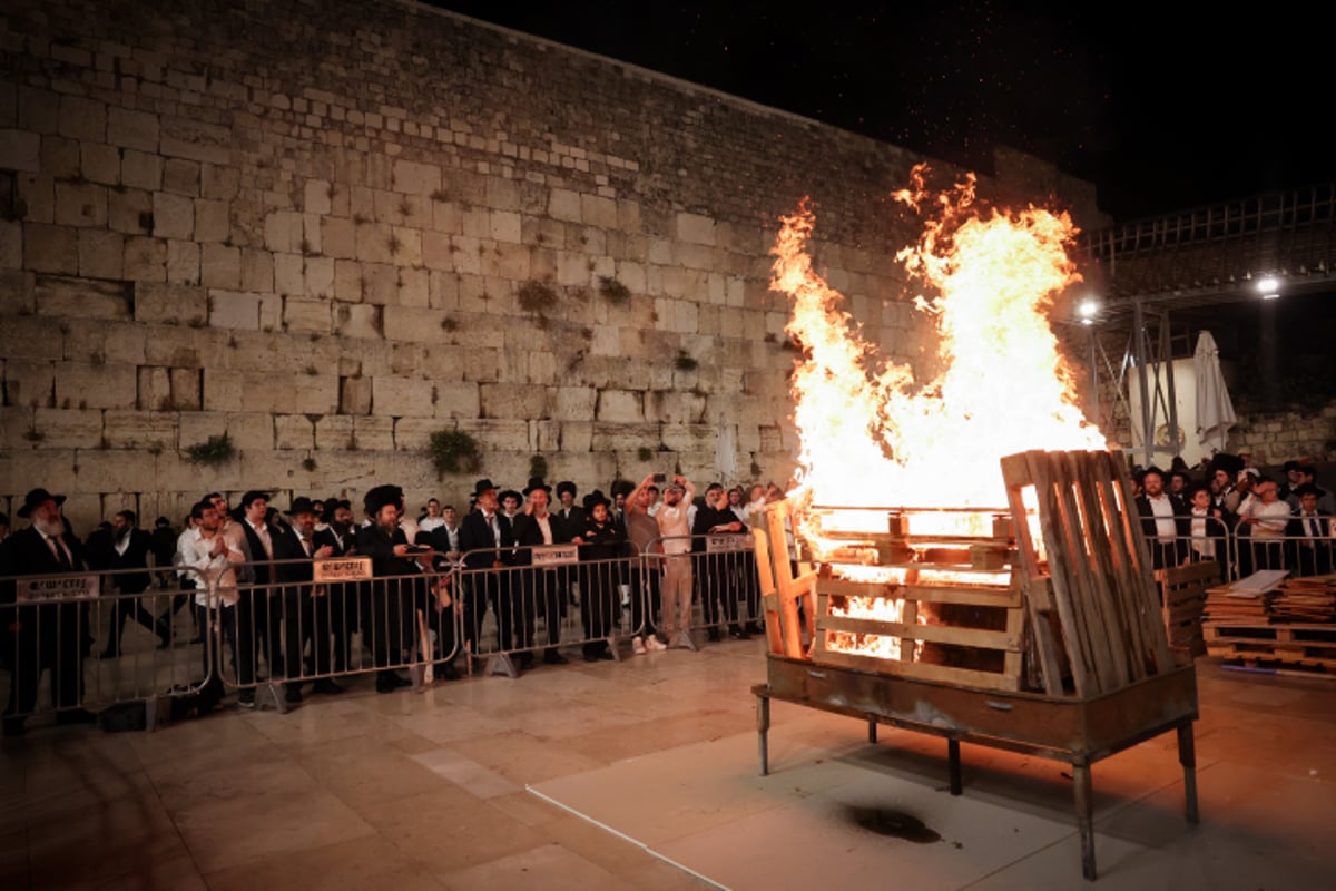 ל"ג בעומר ברחבת הכותל המערבי