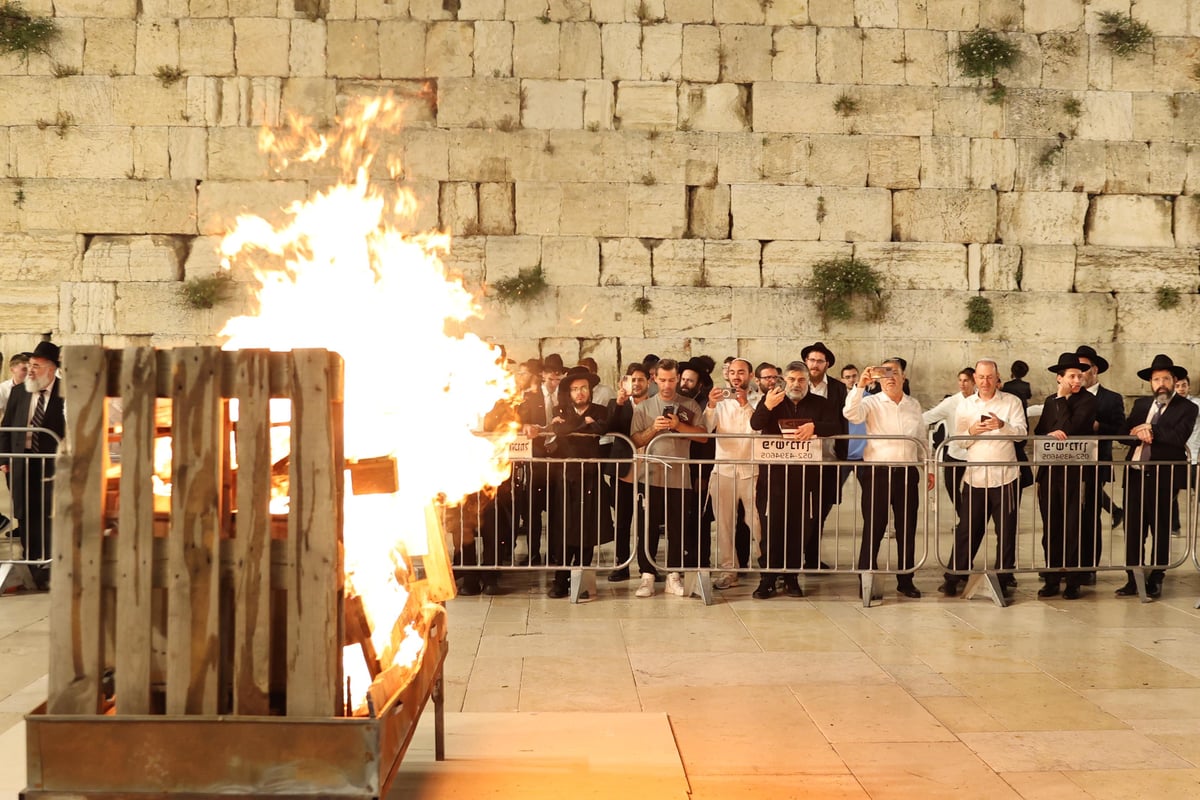 ל"ג בעומר ברחבת הכותל המערבי