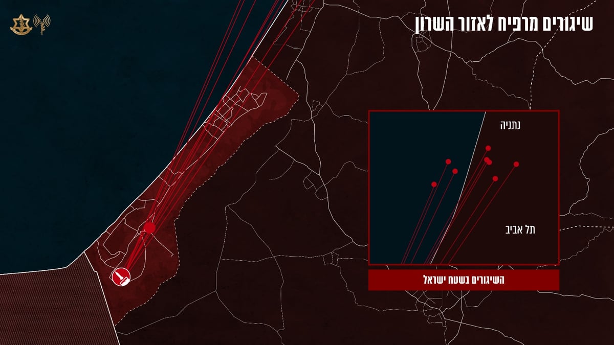 השיגורים למרכז הארץ | צה"ל השמיד את המשגר ממנו בוצע הירי